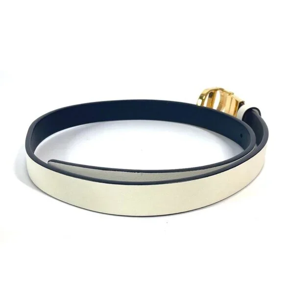Dior CD buckle Accessories belt Leather White/GoldHardware - Picture 3 of 11
